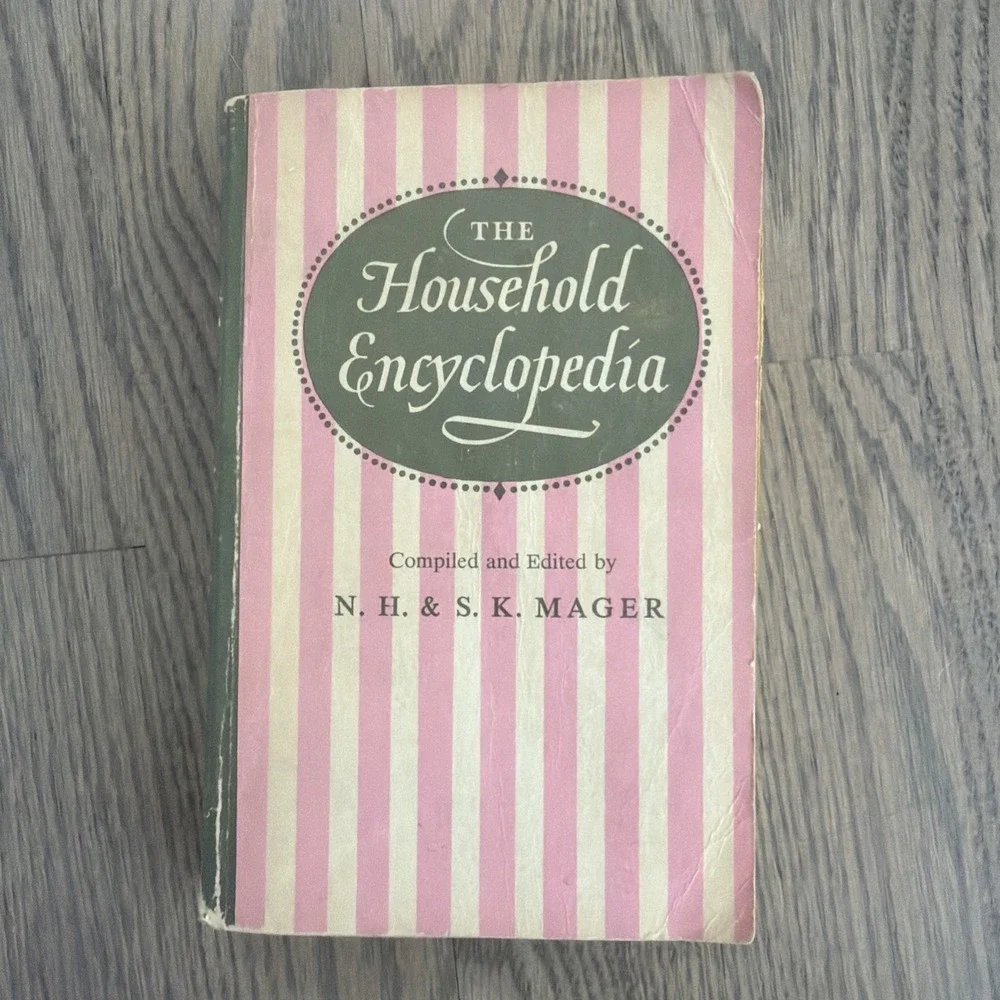 Household Encyclopedia 1963 1st Edition 10th Printing Pocket N H & S K Mager